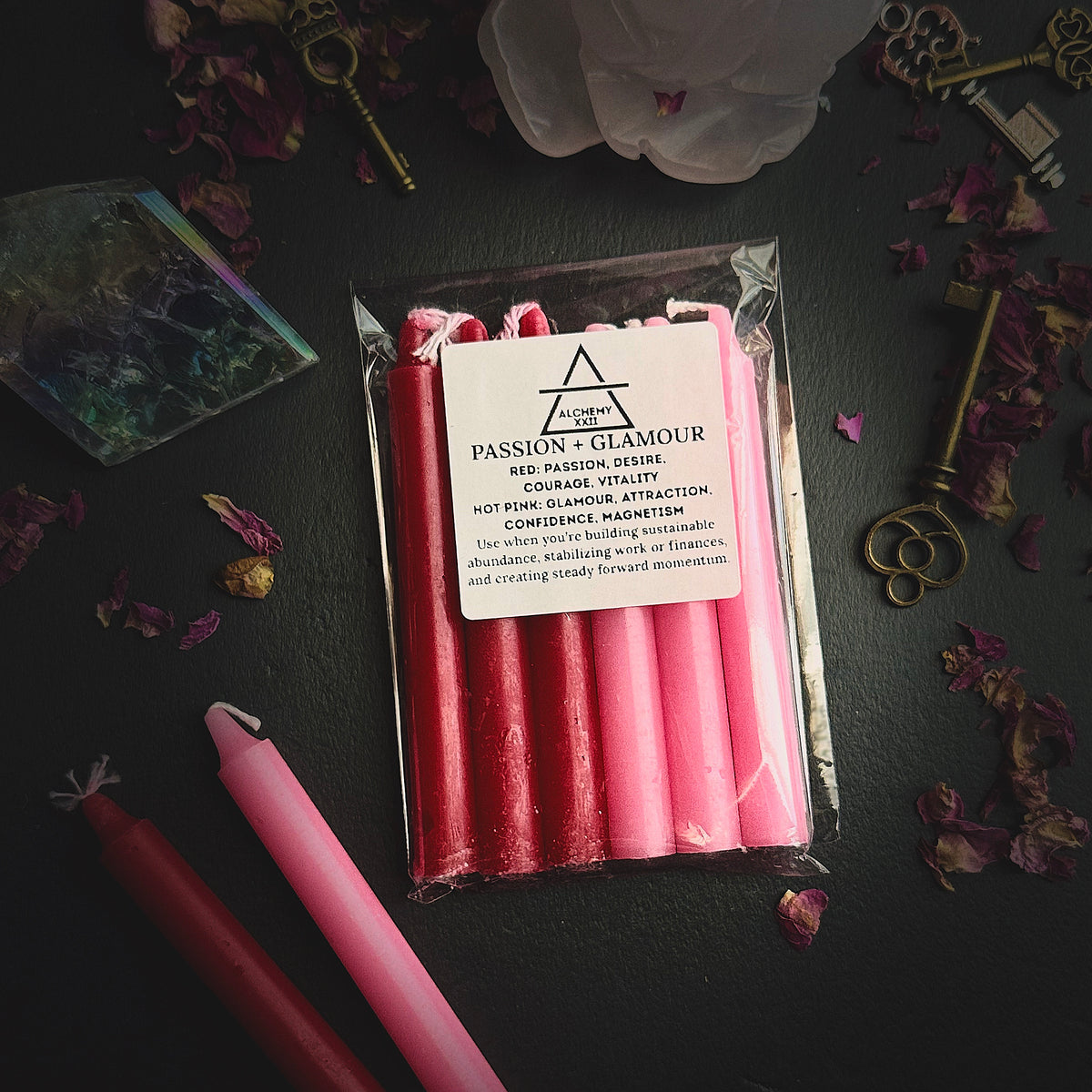 Passion + Glamour Ritual Pack (6 Candles)