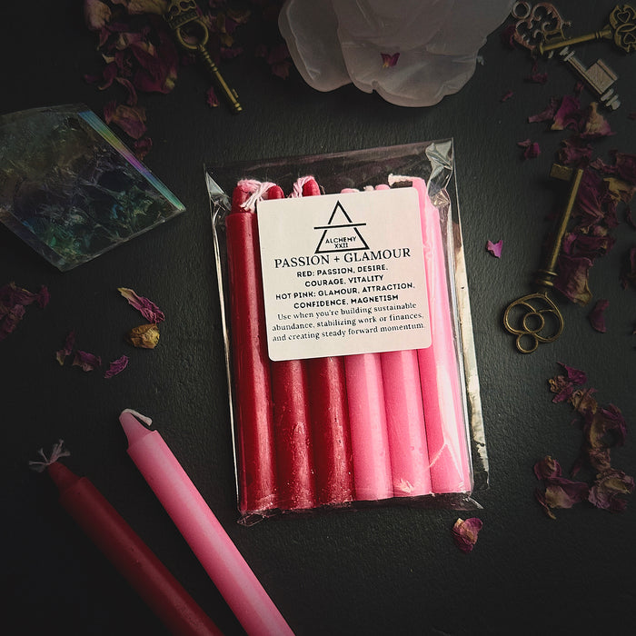 Passion + Glamour Ritual Pack (6 Candles)