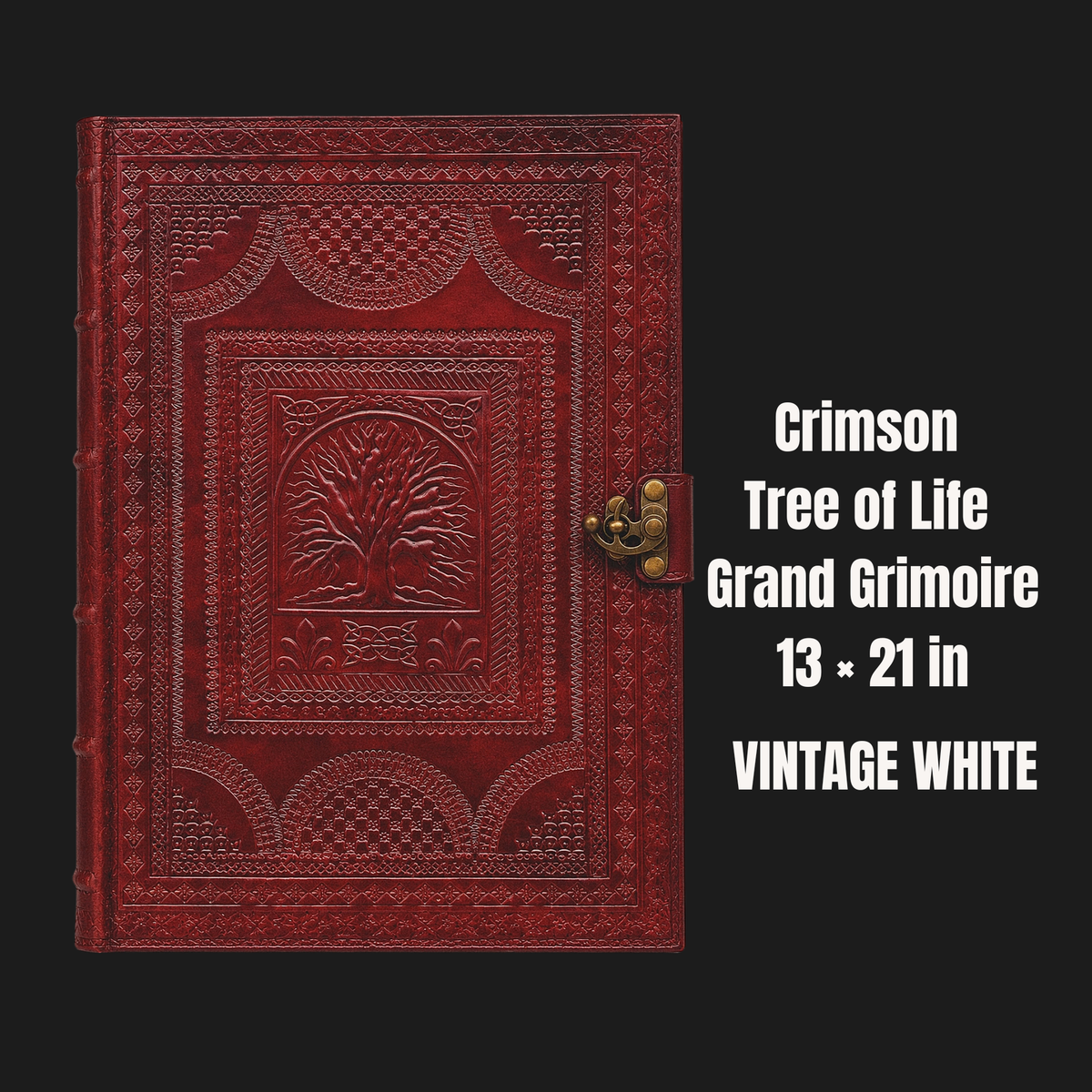 Grand Grimoire Preorder | Oversized Handmade Leather Grimoires