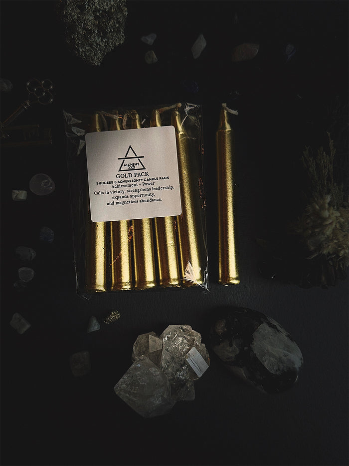 GOLD PACK — Success + Sovereignty Candle Pack (5-Pack)