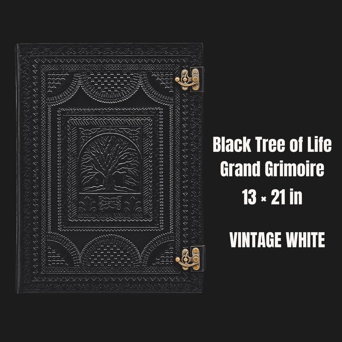 Grand Grimoire Preorder | Oversized Handmade Leather Grimoires