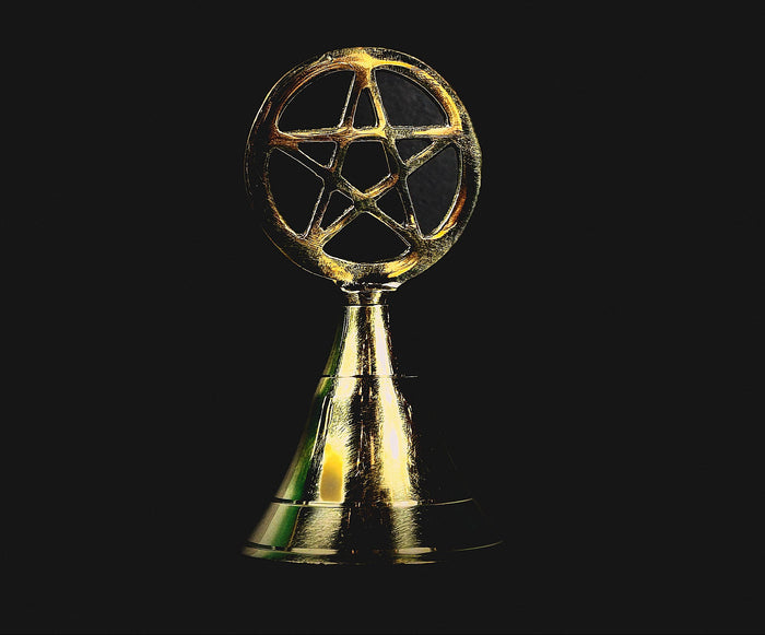 Open Pentagram Altar Bell