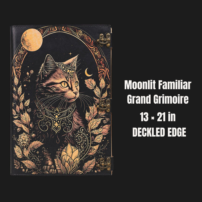 Grand Grimoire Preorder | Oversized Handmade Leather Grimoires