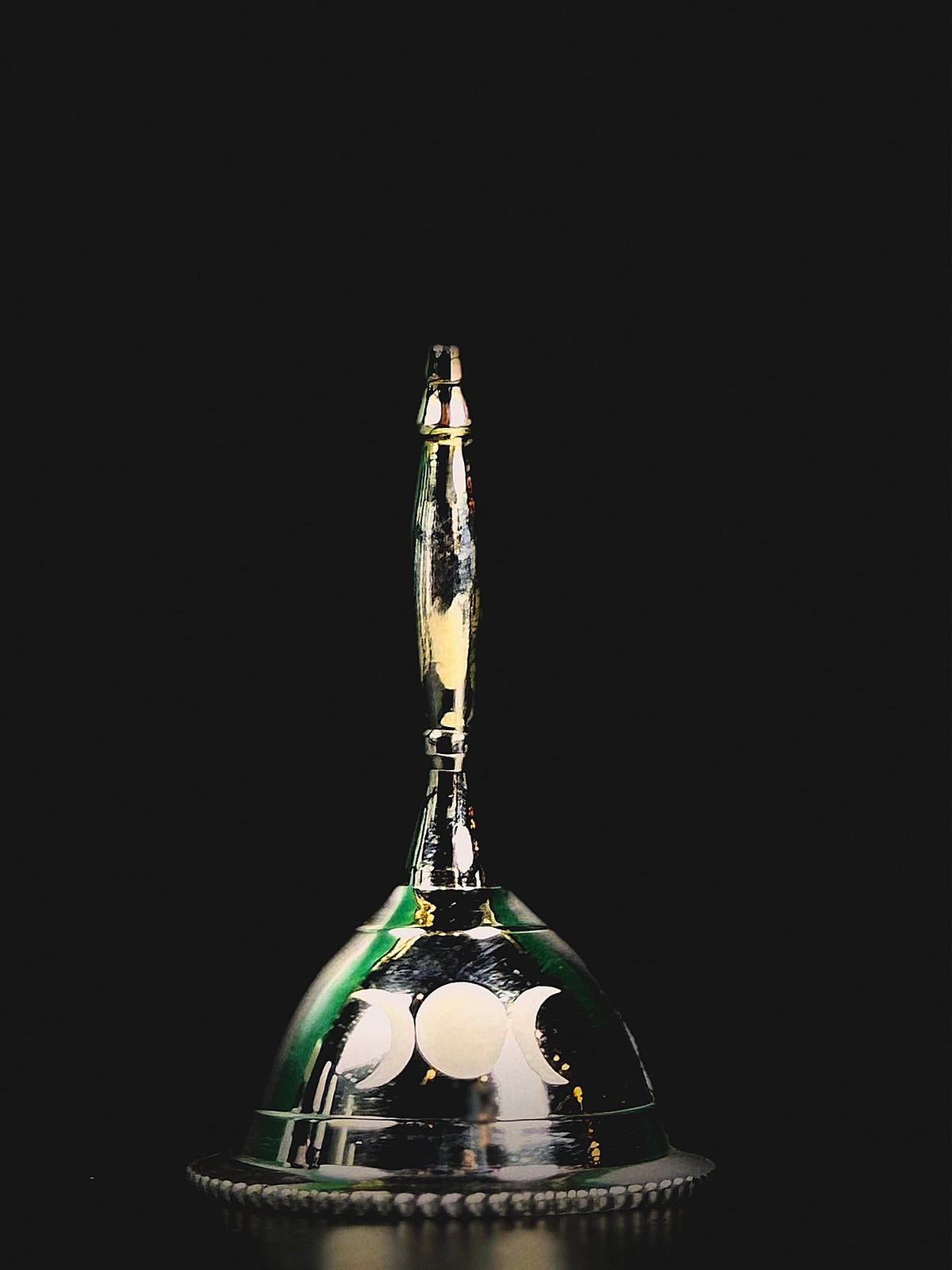 Triple Moon Silver Bell
