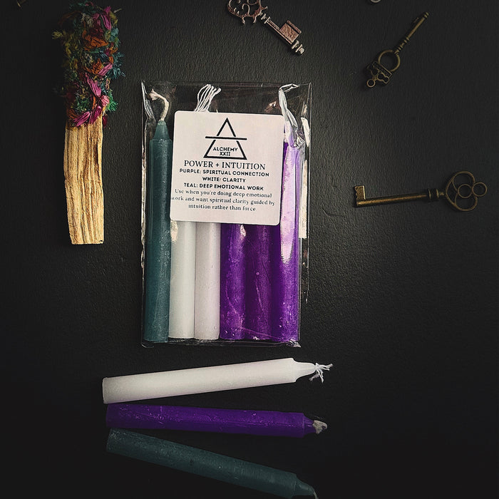 Power + Intuition Ritual Pack (6 Candles)