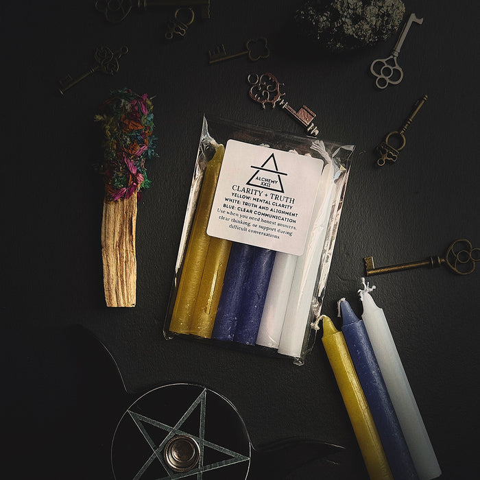 Clarity + Truth Ritual Pack (6 Candles)