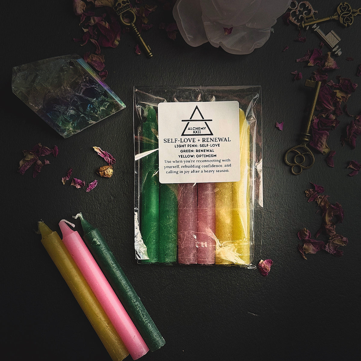 Self-Love + Renewal Ritual Pack (6 Candles)
