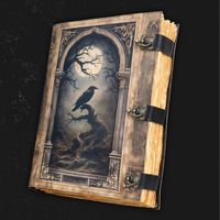 Raven Moon Grand Grimoire | Genuine Leather Ritual Book