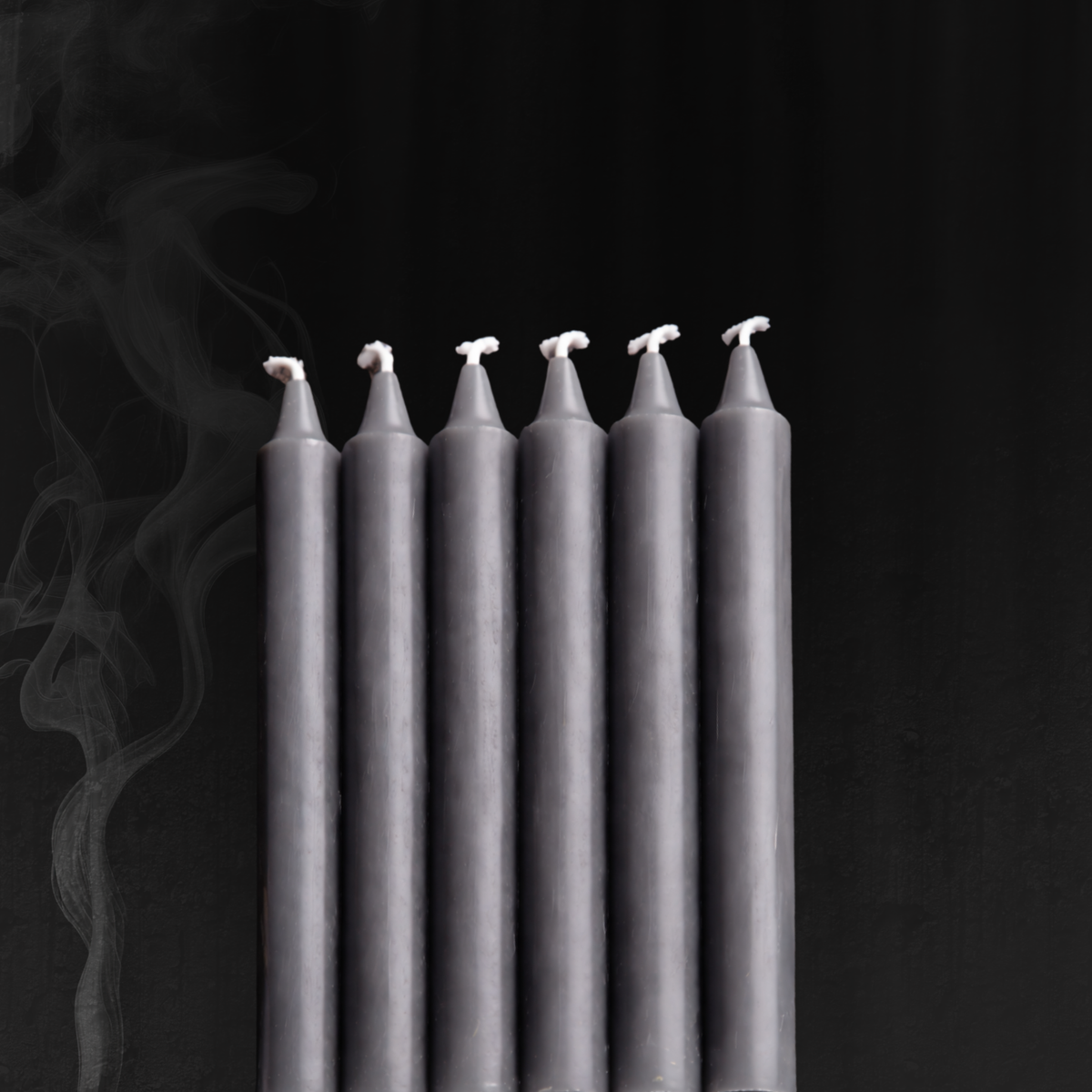 Gray Ritual Candle Pack – Neutralizing + Integration (6 Candles)