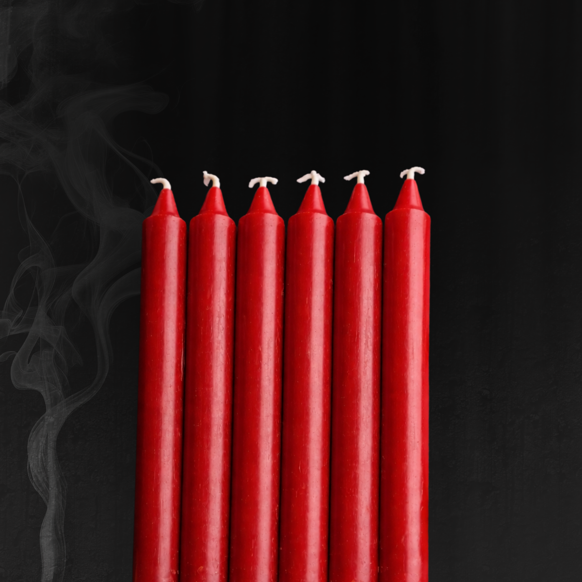 Red Ritual Candle Pack – Passion + Power (6 Candles)