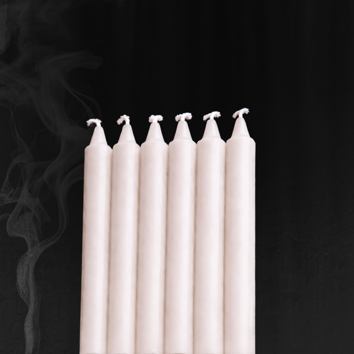 White Ritual Candle Pack – Purification + Truth (6 Candles)